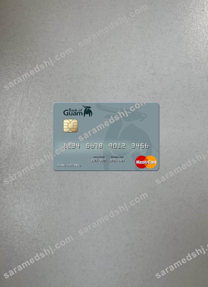 Marshall Islands Bank of Guam mastercard photolook front